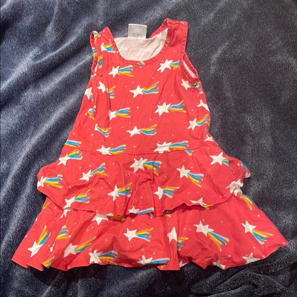 Hanna Andersson Red Starry Kids Dress